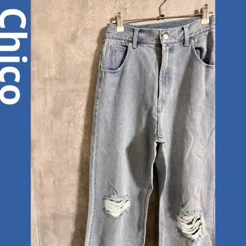 Chico 라이트 블루 데미지 데님