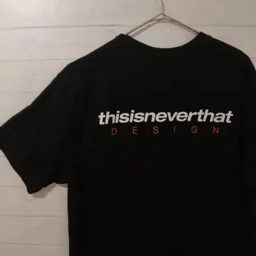thisisneverthat DESIGN 티셔츠 블랙
