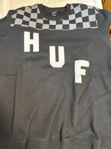 HUF 체커 패턴 맨투맨