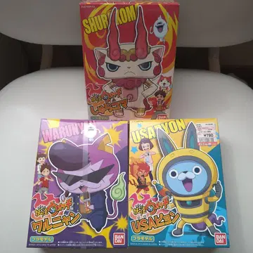 BANDAI 슈라코마 USA피 와루냥 프라모델 3체 미개봉 새상품