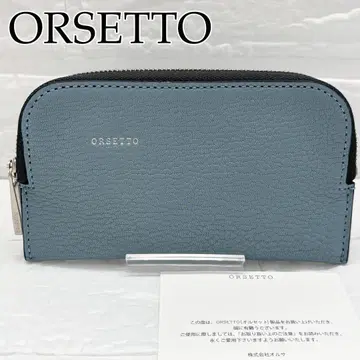 [ 미사용 ] ORSETTO 프래그먼트 케이스 CAPRE 지퍼 지갑