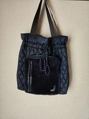 Y's QUILTED POLYESTER TOTE BAG 와이즈 토트백