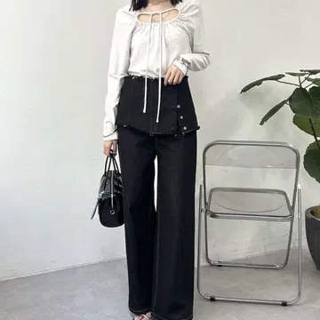 mystic 멀티 WAY 데님 사이즈 1 블랙