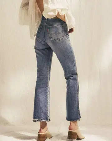 Ungrid 빈티지 슬릿 플레어 데님