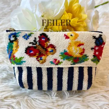 페일러 FEILER 하이디 스트라이프 파우치 오리