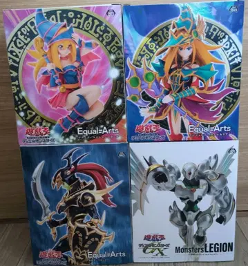 유희왕 듀얼몬스터즈 피규어 4점