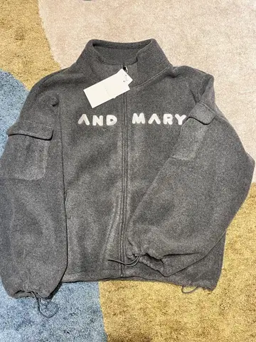 AND MARY 그레이 플리스 자켓