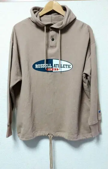 RUSSELL ATHLETIC 후드티 베이지 남성용 M 사이즈