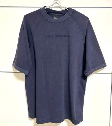 아르마니 익스체인지 와플 소재 로고 T셔츠 L 사이즈 상당