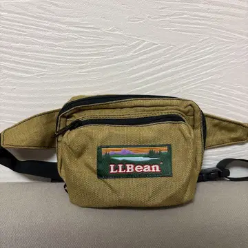 새상품급 빈티지 LLBean 베이지 소형 바디백 웨스트 파우치