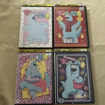 갸루와 공룡 DVD 4개 세트 렌탈용