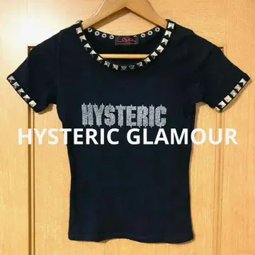 [분위기 최고] 90s HYSTERIC GLAMOUR 블랙 크롭T Y2K