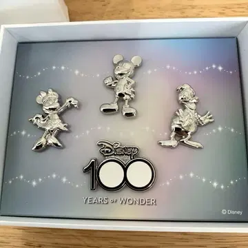 [새상품] 디즈니 JCB 디즈니 카드 클럽 100주년 한정판 핀 배지