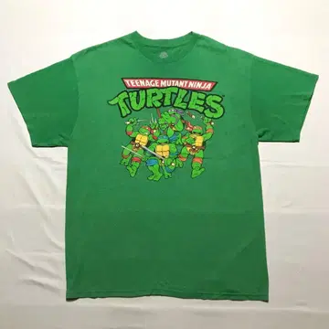 닌자 터틀즈 T셔츠 XL TMNT 그린 NINJA 아메리칸 코믹스