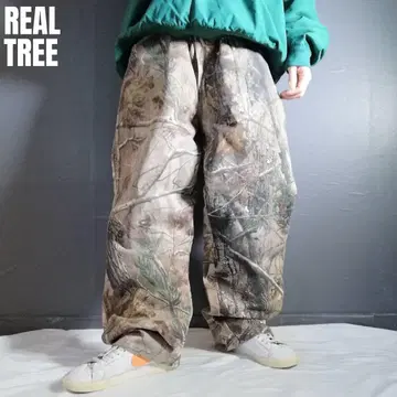 REAL TREE 리얼트리 올 패턴 데님 팬츠 카모플라주 W38 y2k
