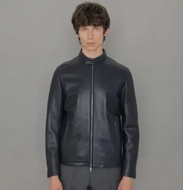 MACKINTOSH London 블랙 가죽 싱글 라이더