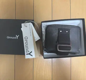 [ 새상품 미사용 ] Groundy 블랙 접이식 지갑