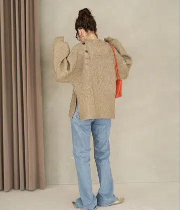 프릭스스토어 한정판 전개 3way 어깨 트임 니트 풀오버