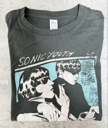 SONIC YOUTH 그래픽 T셔츠