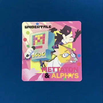 게이머 야키 코스터 UNDERTALE 메타톤 알피