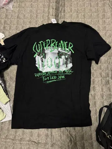 SUPER BEAVER 총회 사진T셔츠 블랙 XL
