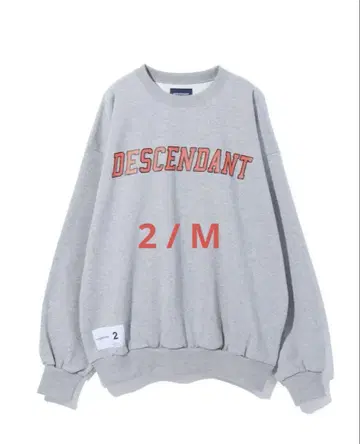 24AW DESCENDANT DIRT CREW NECK GRAY