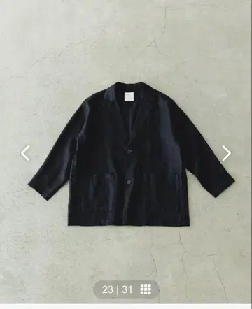 새상품 북유럽 생활 잡화점 프렌치 린넨 테일러드 자켓 카구레