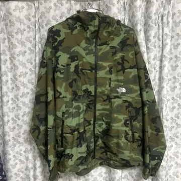 THE NORTH FACE 카모플라쥬 후드 부착 자켓