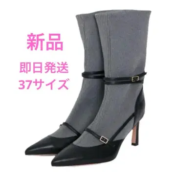새상품 하립투 Belted Sock Boots 삭스부츠 그레이