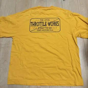 TRWS BOX LOGO 7.1oz Ragged T-Shirt
