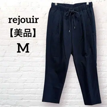 [ 새상품급 ] rejouir 스트레이트 이지 팬츠 네이비 허리밴딩 M
