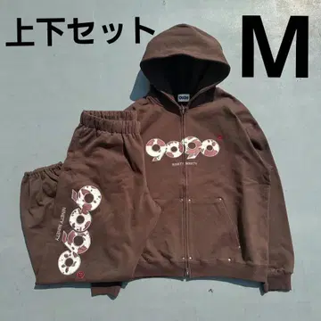 9090 로고 어소트 집 후디 팬츠 셋업