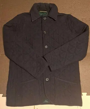 Traditional Weatherwear 네이비 퀼팅 자켓