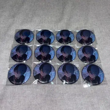 프로세카 아오야기 토야 그리 캔뱃지 글리터 캔뱃지 30A 12개