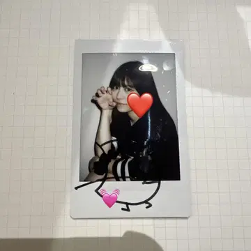 츠키아시 아마네 친필 사인 폴라로이드