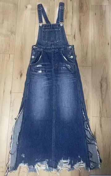 GYDA 사이드 슬릿 데님 살로펫 스커트