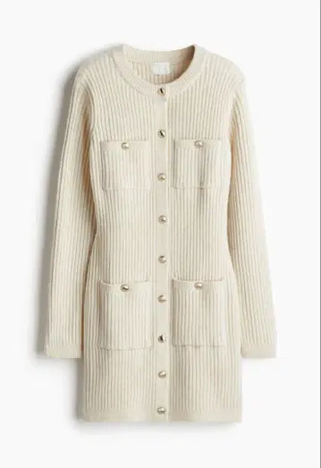 프론트 포켓 니트 원피스 H&M 미니 원피스