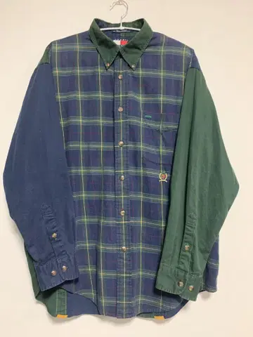 90s 타미힐피거 올드 타미 긴팔 셔츠 XL
