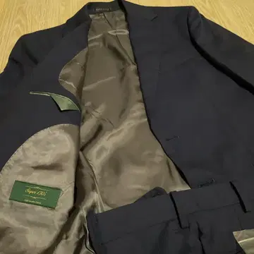 HILTON 비즈니스 정장 네이비 Super 130's