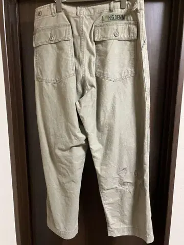 H.G. DENIM 베이지 XL 워크 팬츠