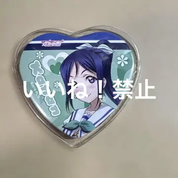 러브 라이브 선샤인 Aqours 마츠우라 카난 1st 하트형 캔뱃지