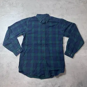 00s L.L.Bean 플란넬 셔츠 블랙워치 플란넬 셔츠 S