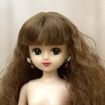 일본제 리카짱 브라운 컬 헤어