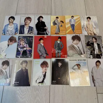 AAA 니시지마 타카히로 Nissy 트레이딩 카드 스티커 세트