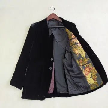 새상품급 Paul Smith L 벨로아지 안감 꽃무늬 테일러드 자켓