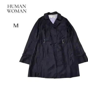 [ 휴먼 우먼 ] HUMAN WOMAN 네이비 더블 브레스트 M