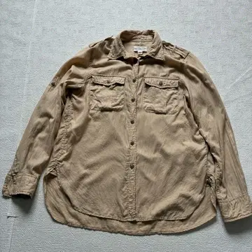 랄프 로렌 베이지 긴팔 셔츠 M 데님 앤 서플라이