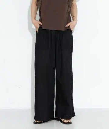 어반 리서치 서니 라벨 린넨 혼 베이커 이지 팬츠