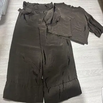 다크 브라운 셋업 팬츠 셋업