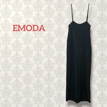 에모다 올인원 블랙 무지 블랙 루즈핏 캐주얼 EMODA